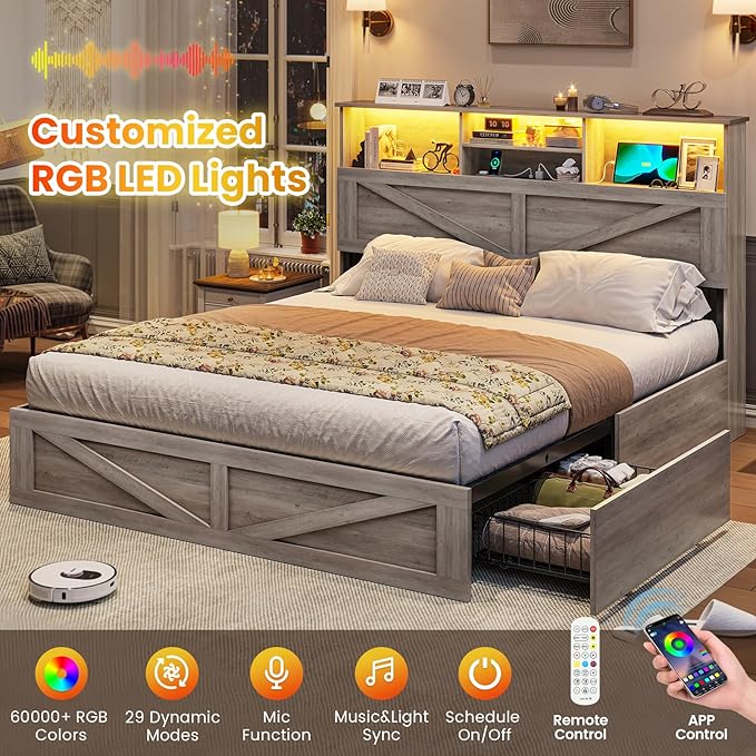 Charging ports and LED lighting